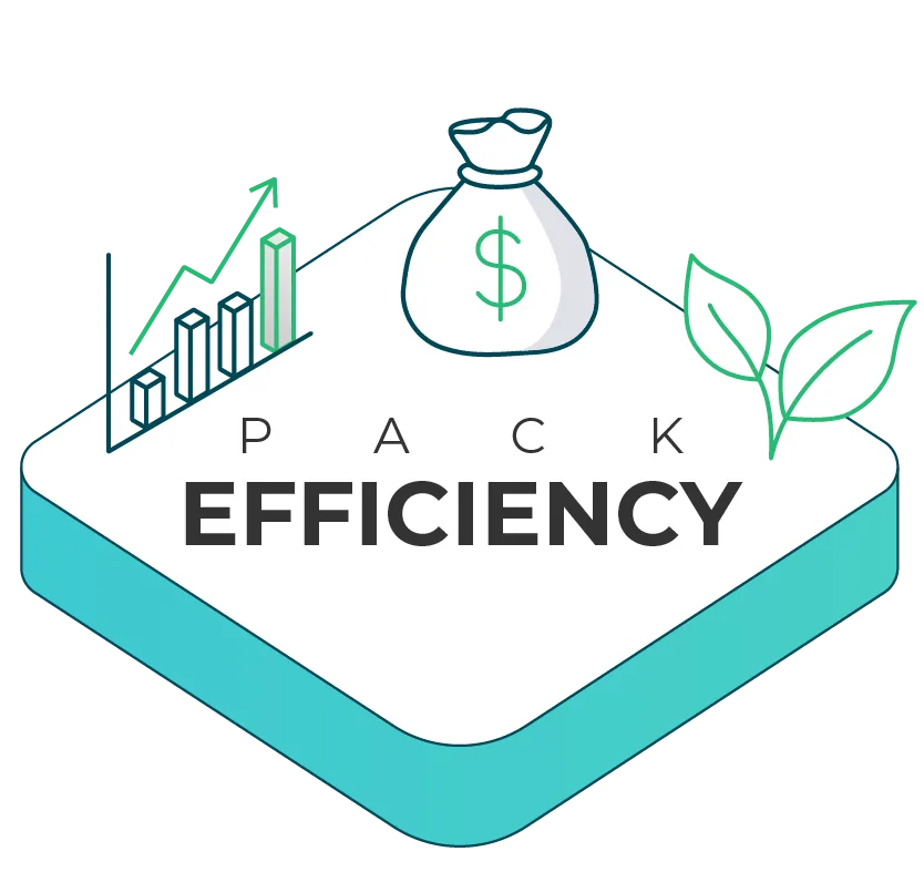 Pack Efficiency